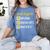 Goal Digger Inspirational Quotes Master's Degree Graduation Women's Comfort Colors T-Shirt Blue Jean