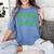 Golf Senior Night Golf Senior 2025 Graduation 32 Women's Comfort Colors T-Shirt Blue Jean
