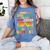 Goodbye 2nd Grade Graduation To 3rd Grade Hello Summer Kids Women's Comfort Colors T-Shirt Blue Jean