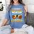 Goodbye 3rd Grade Graduation To 4th Grade First Summer Beach Women's Comfort Colors T-Shirt Blue Jean