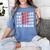 Goodbye 4th Grade Graduation Last Day School Hello 5th Grade Women's Comfort Colors T-Shirt Blue Jean