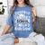 Goodbye Elementary School Graduation Hello Middle School Women's Comfort Colors T-Shirt Blue Jean