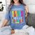Goodbye Kinder Garten Hello 1st Grade Graduation 2024 Women's Comfort Colors T-Shirt Blue Jean