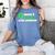Grade 5 Level Achieved Video Gamer 5th Grade Graduation Women's Comfort Colors T-Shirt Blue Jean