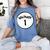 Graduate 1 Graduation Shirt Women's Comfort Colors T-Shirt Blue Jean