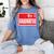 Graduate Class Of 2025 Senior Graduation End Of School Year Women's Comfort Colors T-Shirt Blue Jean