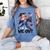 We Out Graduate Dabbing Anime Girl Grad Graduation Women's Comfort Colors T-Shirt Blue Jean