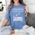 I Graduated Can I Go Back To Bed Now Funny Lazy Graduation Women's Comfort Colors T-Shirt Blue Jean