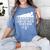 I Graduated Can I Go Back To Bed Now Graduation Men Women's Comfort Colors T-Shirt Blue Jean