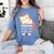 I Graduated Can I Go Back To Sleep Now Graduation Women's Comfort Colors T-Shirt Blue Jean
