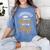 I Graduated Now I'm Smart Graduation Graduation Women's Comfort Colors T-Shirt Blue Jean