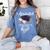I Graduated Life Is Gonna Be Easy Now Right Graduation Women's Comfort Colors T-Shirt Blue Jean