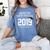 Graduated Top Of The Class 2019 Home School Graduation Shirt Women's Comfort Colors T-Shirt Blue Jean