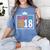 Graduation 2018 Class Of 2018 2K18 Tshirt Women's Comfort Colors T-Shirt Blue Jean