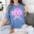 Graduation 2026 Senior 2026 Class Of 2026 Coquette Pink Girl Women's Comfort Colors T-Shirt Blue Jean