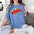 Graduation Bachelor Master Doctor PhD Study School Lobster Women's Comfort Colors T-Shirt Blue Jean