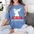Graduation Class 2018 Dabbing College Grad Shirt Women's Comfort Colors T-Shirt Blue Jean