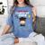 Graduation Class Of 2018 Game Over 8-Bit Gamer Women's Comfort Colors T-Shirt Blue Jean