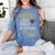 Graduation Class Of 2026 My Last First Day Of School Senior Women's Comfort Colors T-Shirt Blue Jean