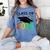 Graduation Class Of 2035 Hand Prints Space Pre-K -12th Grade Women's Comfort Colors T-Shirt Blue Jean