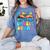 Graduation Cruise Squad Class Of 2025 Vacation Family Grad Women's Comfort Colors T-Shirt Blue Jean