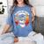Graduation Day 2025 Graduate Class School Degree College Dog Women's Comfort Colors T-Shirt Blue Jean