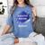 Graduation Graduated Creative Writing Degree University Women's Comfort Colors T-Shirt Blue Jean
