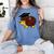 Graduation Hedgehog 2017 Graduate Graduation T-Shirt Women's Comfort Colors T-Shirt Blue Jean