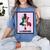 Graduation Latina Educated La Graduada Mexican Bingo Card Women's Comfort Colors T-Shirt Blue Jean
