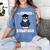 Graduation Penguin Licensed Smartass Graduate Women's Comfort Colors T-Shirt Blue Jean