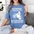 Graduation Shirt For Dirtbike Motocross Riders Women's Comfort Colors T-Shirt Blue Jean