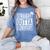 Graduation Shirt Straight Outta Elementary Women's Comfort Colors T-Shirt Blue Jean