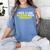 Graduation Student Grad School Class Senior Cute Women's Comfort Colors T-Shirt Blue Jean