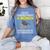 Graduation Student Who Majors In Anthropology Women's Comfort Colors T-Shirt Blue Jean