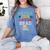 Graduation Summa Cum Laude College Honors Women's Comfort Colors T-Shirt Blue Jean