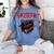 Graduation T Shirt Hotter By One Degree Women's Comfort Colors T-Shirt Blue Jean