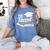 Graduation T Shirt Tassel Was Worth The Hassle Tee Women's Comfort Colors T-Shirt Blue Jean