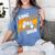 Graduation Video Gamer Game Over Class Of 2026 Senior Women's Comfort Colors T-Shirt Blue Jean