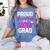 Grandma Graduation Shirt 2018 High School College Grad Women's Comfort Colors T-Shirt Blue Jean