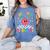 Happy Last Day Of School Student Graduation Women's Comfort Colors T-Shirt Blue Jean