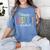 Happy Last Day Of School Women Teachers School Graduation Women's Comfort Colors T-Shirt Blue Jean