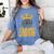High School King Graduation Shirt Class Of 2018 Seniors Women's Comfort Colors T-Shirt Blue Jean