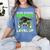 High School Level Complete Class Of 2024 Graduation Women's Comfort Colors T-Shirt Blue Jean