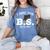I Hope This BS Pays Off Graduation Bachelors Degree Women's Comfort Colors T-Shirt Blue Jean