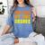 Hotter By One Degree Graduation Shirt College Major Graduate Women's Comfort Colors T-Shirt Blue Jean