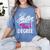 Hotter By One Degree Graduation Women's Comfort Colors T-Shirt Blue Jean