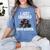 I Just Crushed High School Graduation Monster Truck Shirt Women's Comfort Colors T-Shirt Blue Jean