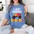 I Just Crushed Kindergarten Monster Graduation Shirt Women's Comfort Colors T-Shirt Blue Jean