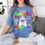I Just Crushed Preschool Pre-K Preschoolers Graduation Women's Comfort Colors T-Shirt Blue Jean