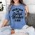 Keep Calm The Social Worker Is Here Graduation Work Job Women's Comfort Colors T-Shirt Blue Jean